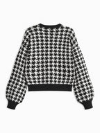 סוודר דגם גלי