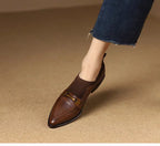 Ami - נעלי מוקסין עקב דגם