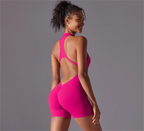 אוברול יוגה קצר ללא שרוול- אמה